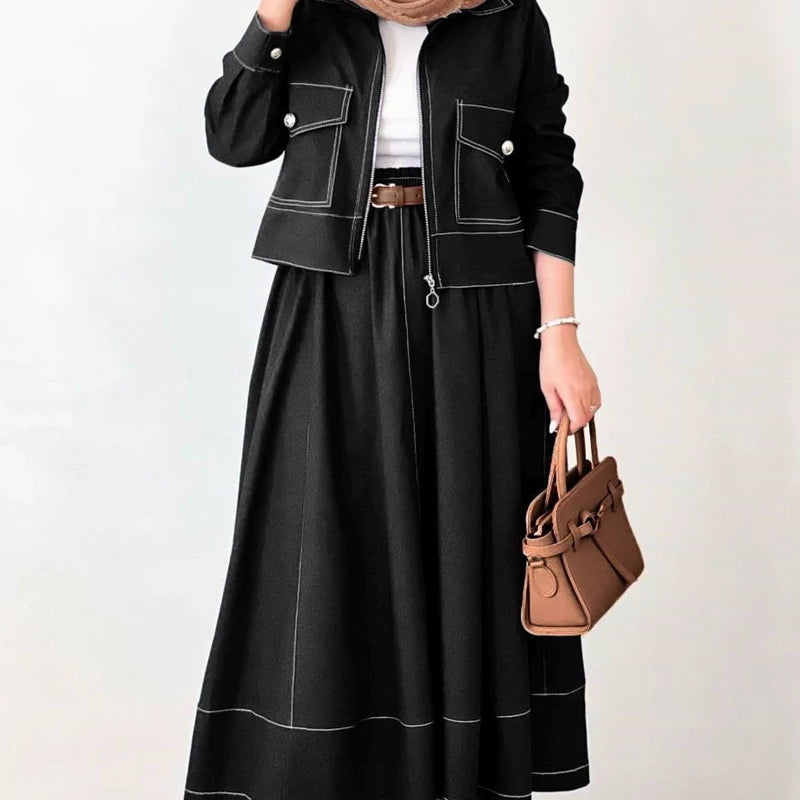 Ensemble Long Femme Jean Style Of The Season - Élégance Prestige Duo