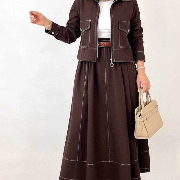 Ensemble Long Femme Jean Style Of The Season - Élégance Prestige Duo