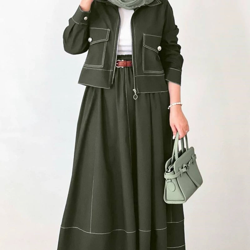 Ensemble Long Femme Jean Style Of The Season - Élégance Prestige Duo