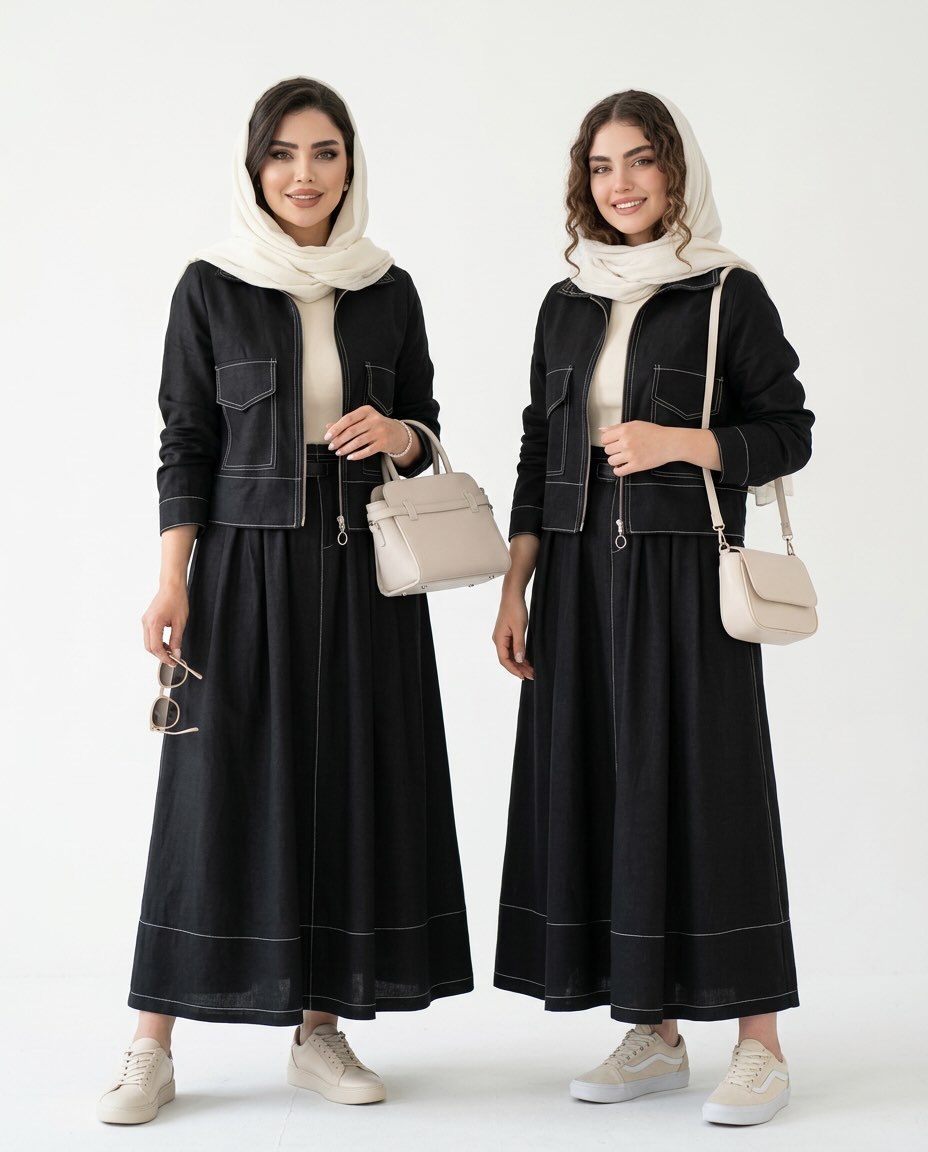 Ensemble Long Femme — Élégance Prestige Duo